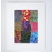 Fiber Art Framable, Multi Color, 8 x 10 Matted