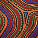Vintage Kuna Mola Quilt Panel - Red, Gold, Green, Blue, Orange and Black
