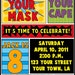 Superhero Birthday Invitation