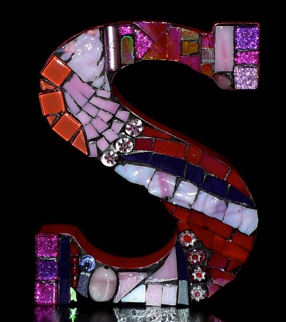 Items similar to Mosaic Letters - Initials on Etsy