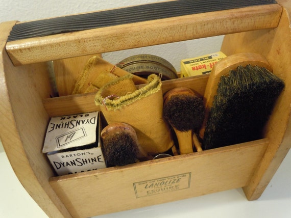 shoe polish box kit