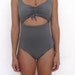 Printed women one pieced bathing suit