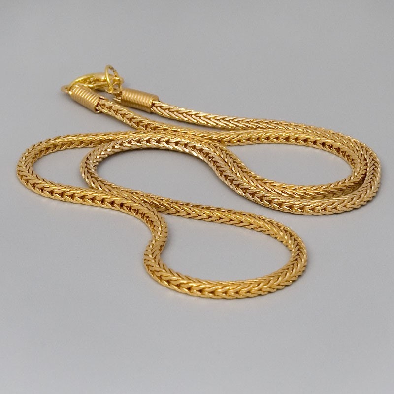 Браслет плетение змейка золото