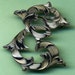 One Day Sale, May 22 Signed Old Taxco Mexico 925 Sterling Brooch, Pin, Vintage, Jewelry, Silver, E, E,Phoenix Logo,SALE