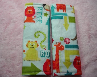 Alphabet Soup Infant/Toddler Reversible Car Seat Strap Covers