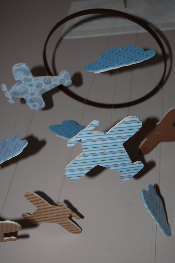 Items similar to airplane mobile on Etsy