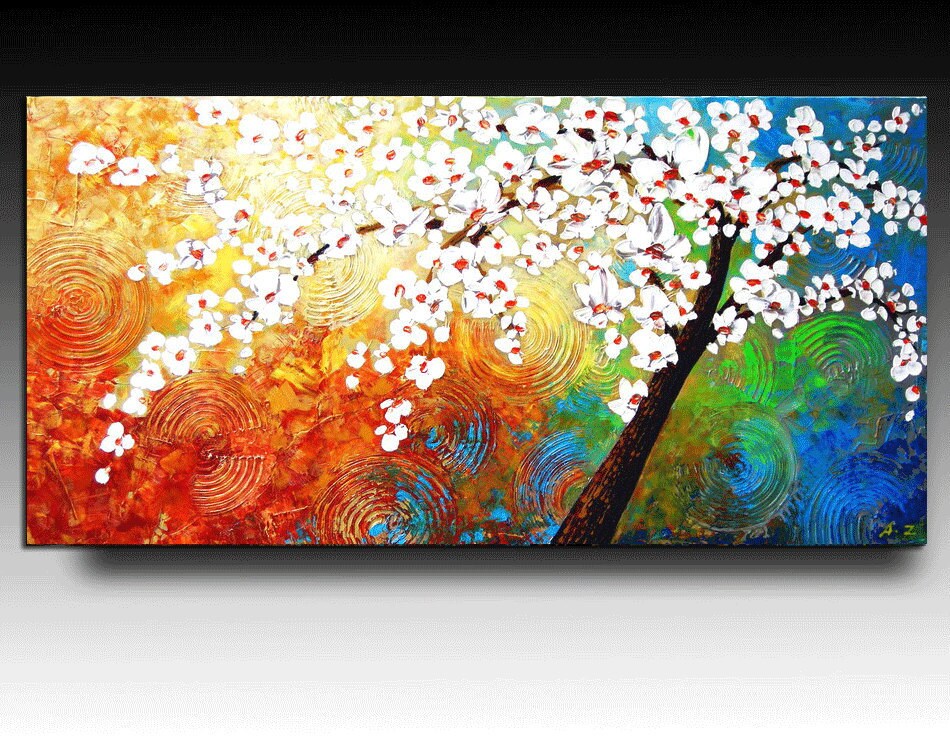 48'' HUGE Original Palette Knife Fine Art Painting