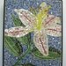 Stained Glass Mosaic Stargazer Lily Panel