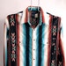 Southwestern Wrangler Western Shirt Mens Extra Large Native American XL
