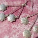 Dancing Snowflake Vintage Sterling Dangle Earrings