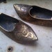 Vintage Brass Shoe Ashtray WWII era