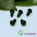 5.5mm Black Eyes Safety Eyes Plastic Doll Eyes Craft Eyes - 10 Pairs