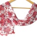women scarf, chiffon scarf, scarves, multicolor, with lace new design shawl /neckwarmer / cowl, for woman