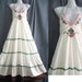 Long Cotton Dress White Embroidered Sundress: Smile Beauty Collection Maxi Dress