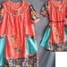 Patch Work Women Shirt with Pockets Floral Blouse Caftan Embroidered Tunic Dress Floral Top