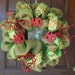 Deco Mesh Christmas Wreath