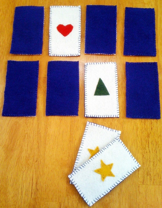 Items similar to Felt Memory Card Game for Toddlers on Etsy