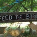 Rustic Handmade Sign Feed The Birds