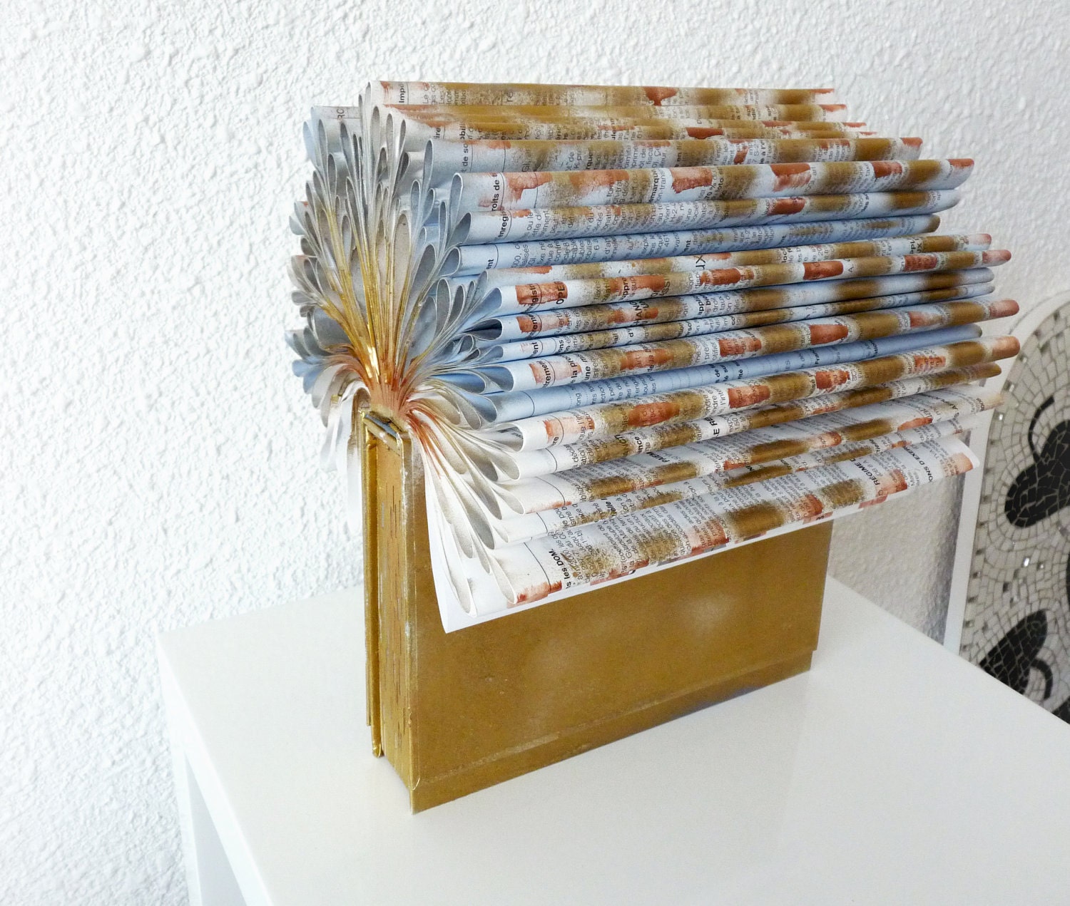 Book Art Sculpture Tree of Knowledge