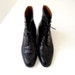 vintage bally of switzerland black leather lace up boots