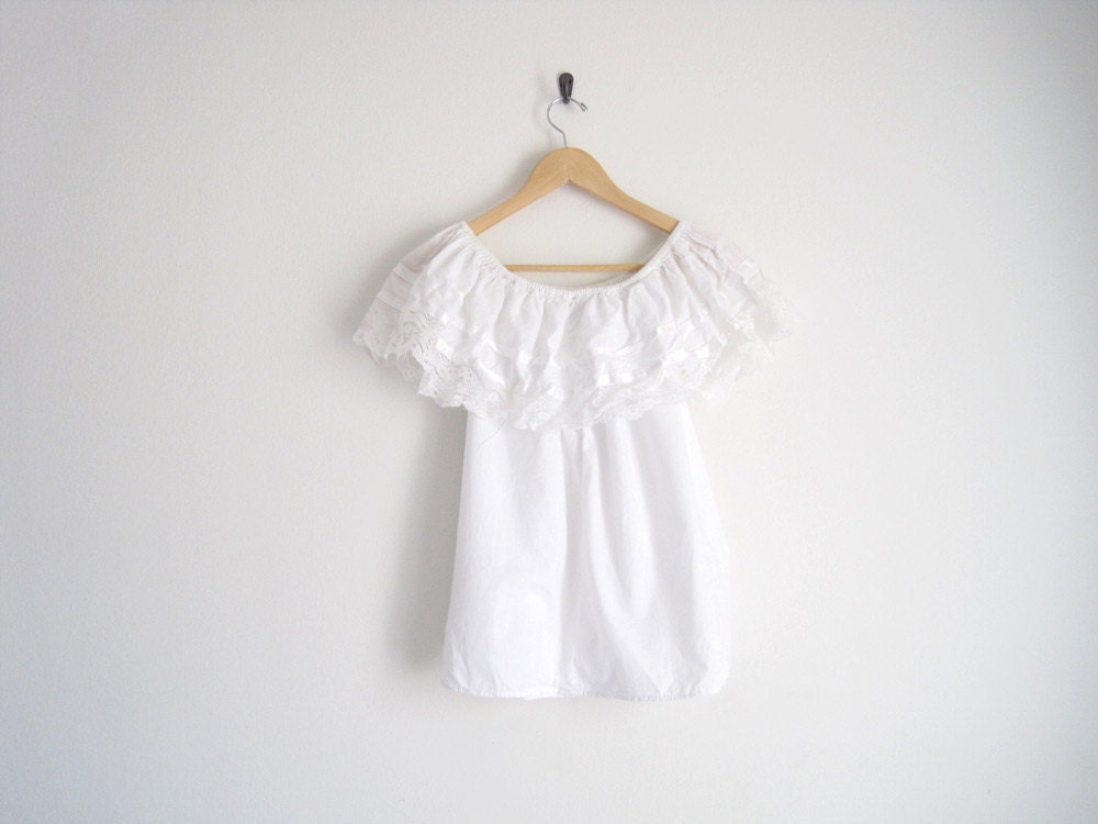 mexican ruffle shirt