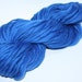 TTS Handspun Thick and Thin Slub Yarn Blue 04