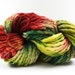 Thick and Thin Yarn Slub TTS Handdyed Fine Merino 5571 X'mas 5
