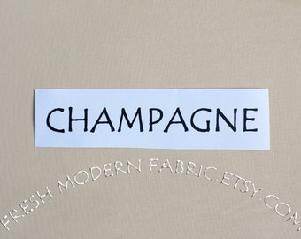 One Yard Champagne Kona Cotton Solid Fabric from Robert Kaufman, K001-1069