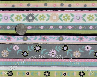 Half Yard Cookery Stripe in Grey, ABC Cookery, by Alexander Henry, 100% Cotton Fabric