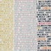 LAST AVAILABLE Fat Quarter Bundle Lucy's Crab Shack Beach Town Text, 3 Pieces, Sweetwater for Moda Fabrics, 100% Cotton Fabric