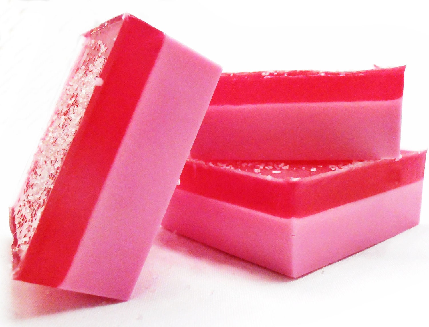 Pomegranate Shea Butter Handmade Soap With Sea Salt