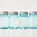 Aqua Mason Jar Collection - Four Pint Sized Jars