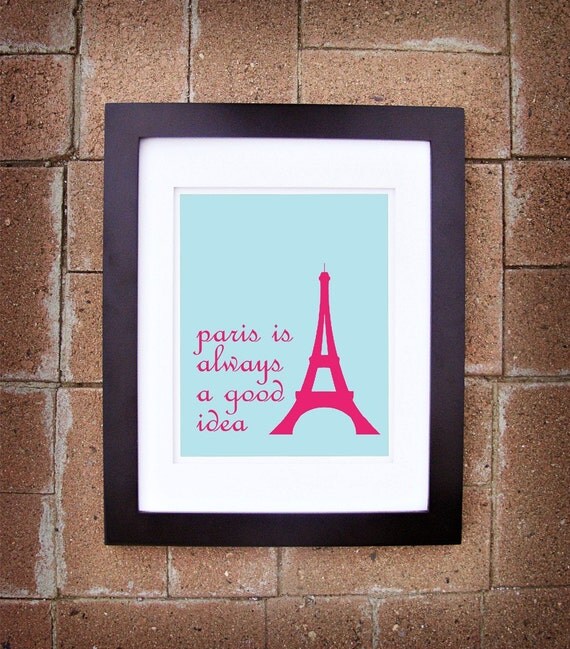 Items similar to Paris is Always a Good Idea (Audrey Hepburn