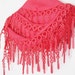 PASHMINA SCARF With Fringed Lace, For Women, For Gift