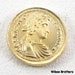 14k Yellow Gold Coin Collectible Brindisi - Augustale Replica