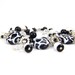 Black White Safari Cow Spotted Lampwork Bracelet: A Day at the Texas State Fair