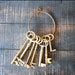 Brass Skeleton Key // Number One