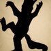 ON SALE Where the Wild Things Are King Max Black Silhouette Cotton and Wool Felt Accent Pillow