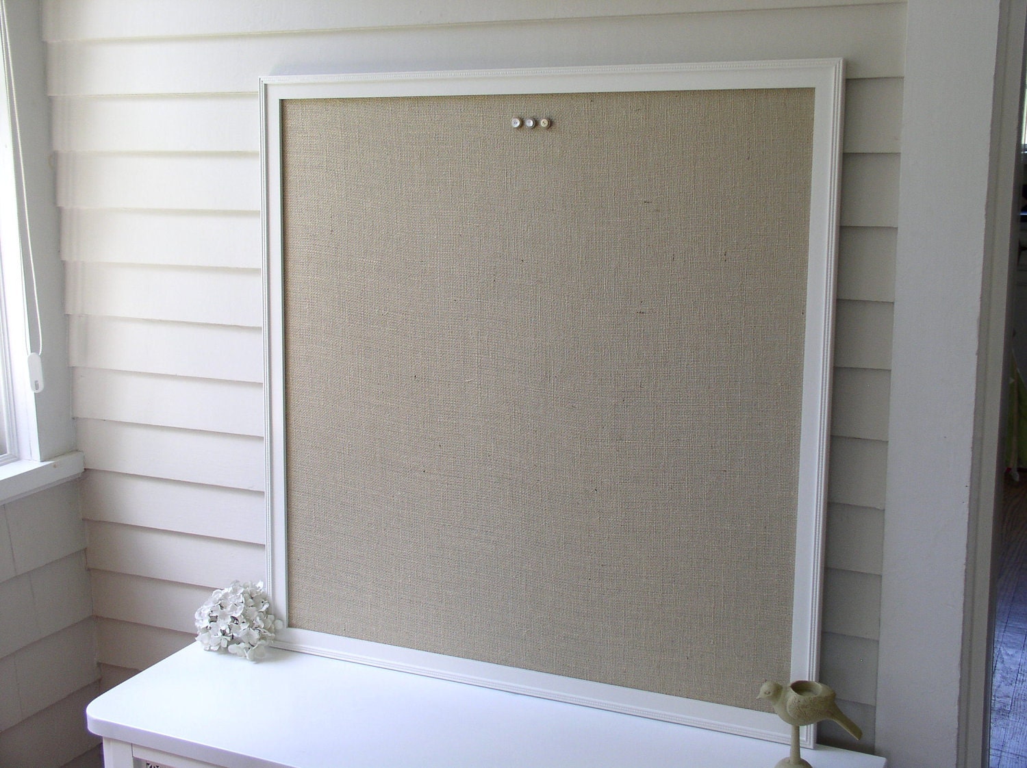 Supersized HUGE Burlap Bulletin Board with our