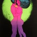 Blacklight 1973 "Winged Love" Original Vintage flocked Poster