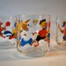 Glasses with Monkeys, Bunnys, Ducks, and Foxes made in France