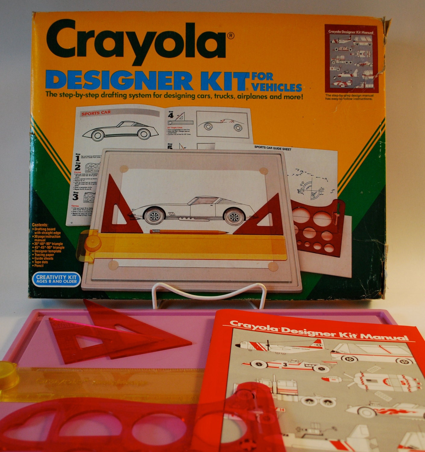 Crayola Designer Kit for Vehicles Cars Trucks Airplanes and