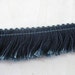 VINTAGE Jeans FRINGE Ribbon cotton DENIM