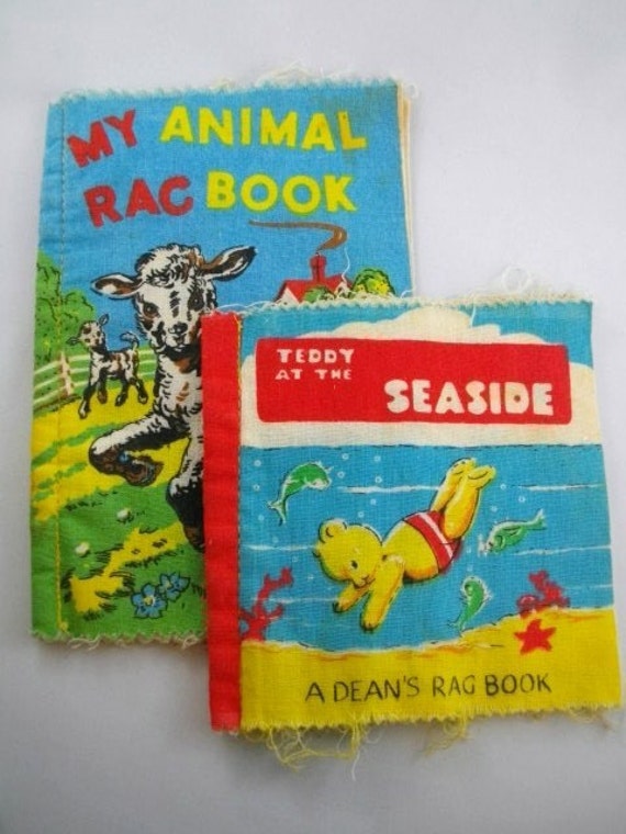 Vintage Childrens Fabric Rag Books