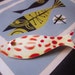Vintag Fish Brooch Sandor Fish Pin Enamel Mid Century Modern 1960s Mid Century Jewelry