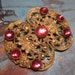 Art Deco Brooch Victorian Brass Sash Pin Pink Rose Cut Vauxhall Glass HUGE Vintage 1920s Jewelry