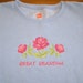 Great Grandma Ladies Sweatshirt Embroidered with Pink Roses Made To Order