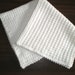 Christening - Baptism Blanket Handmade Soft Crocheted White Baby Afghan