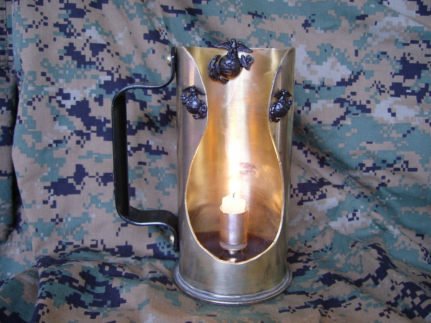 USMC Smoking Lamp for Mess Night w/Marine Emblem EGA