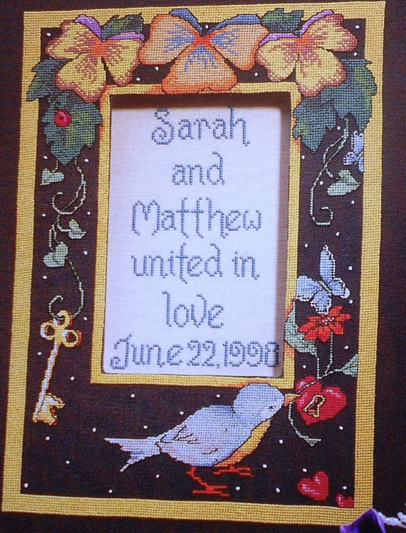 Mary Engelbreit A GOOD MARRIAGE Sampler by ThePamperedStitcher